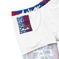 Men's swim trunks Red White and Blue