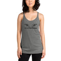 Women's Racerback Tank Pew Pew