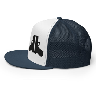 2 Guns Trucker Cap