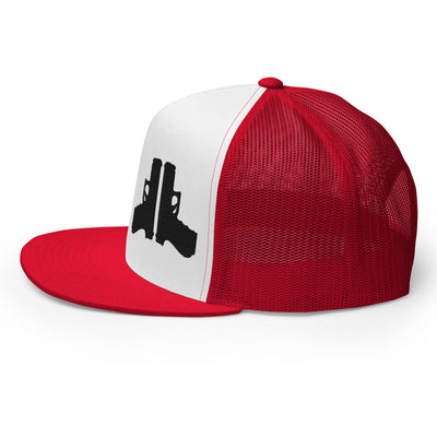 2 Guns Trucker Cap