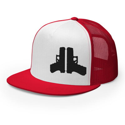 2 Guns Trucker Cap