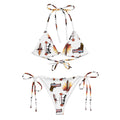 Summertime All-over print recycled string bikini