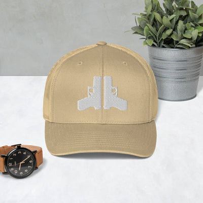 2 Guns Enlarged Trucker Cap