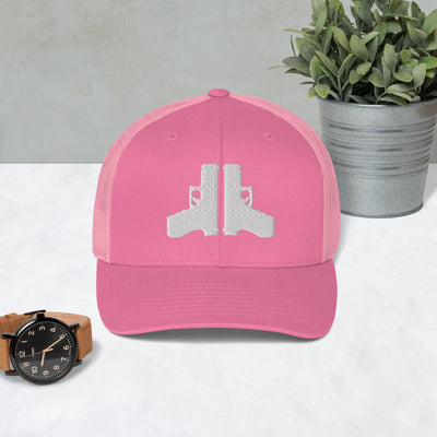 2 Guns Enlarged Trucker Cap