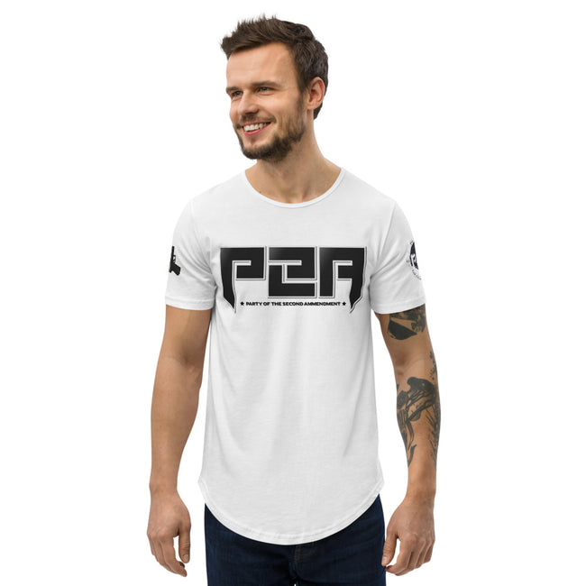Men's Curved Hem T-Shirt P2A Front